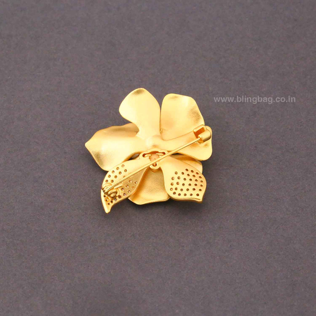 Golden Corella Brooch
