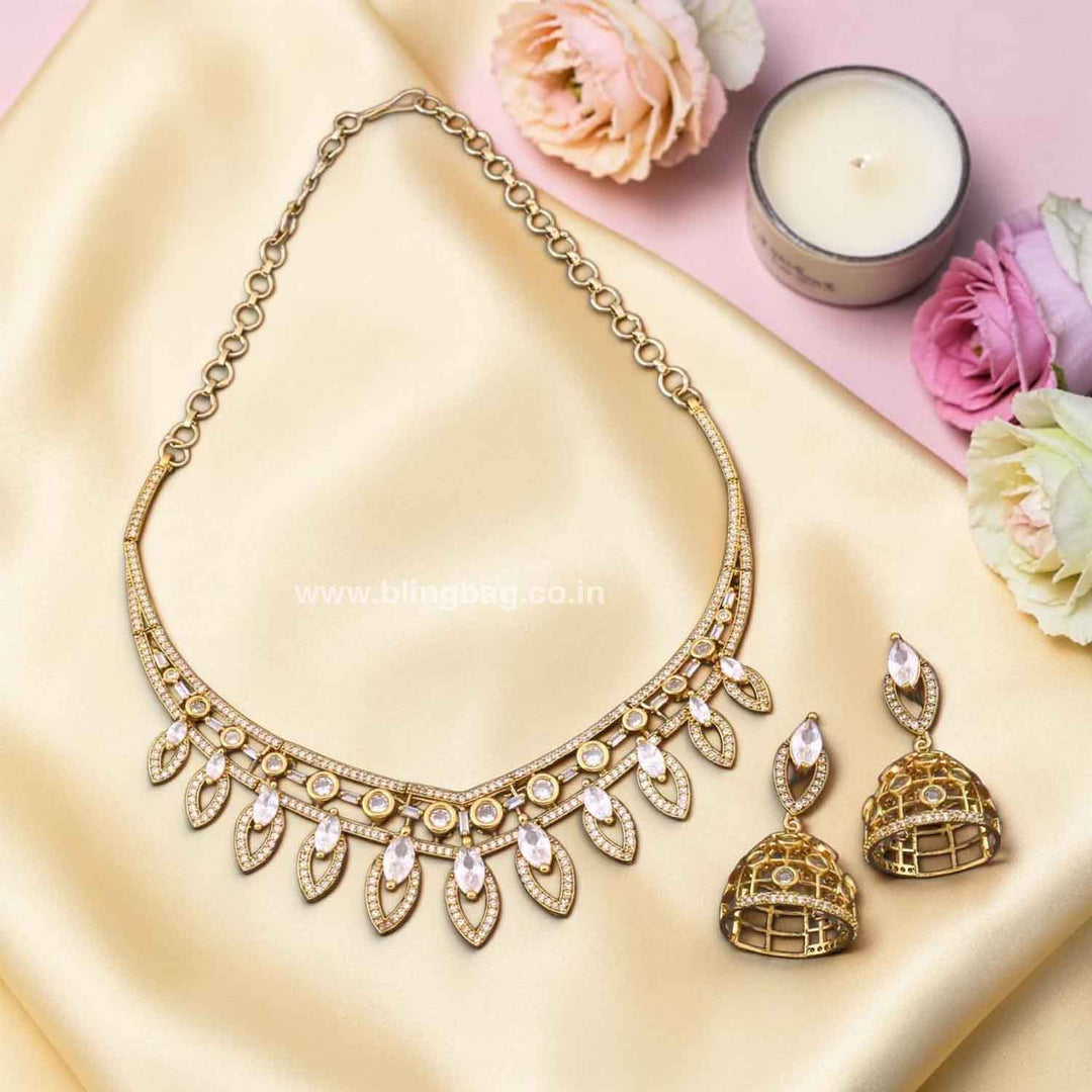 Golden Danielaa Victorian Jewellery Set- New Arrivals