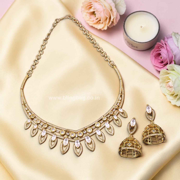 Golden Danielaa Victorian Jewellery Set- New Arrivals