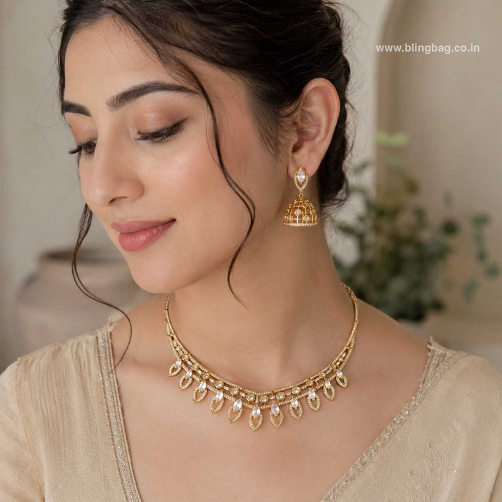 Golden Danielaa Victorian Jewellery Set- New Arrivals