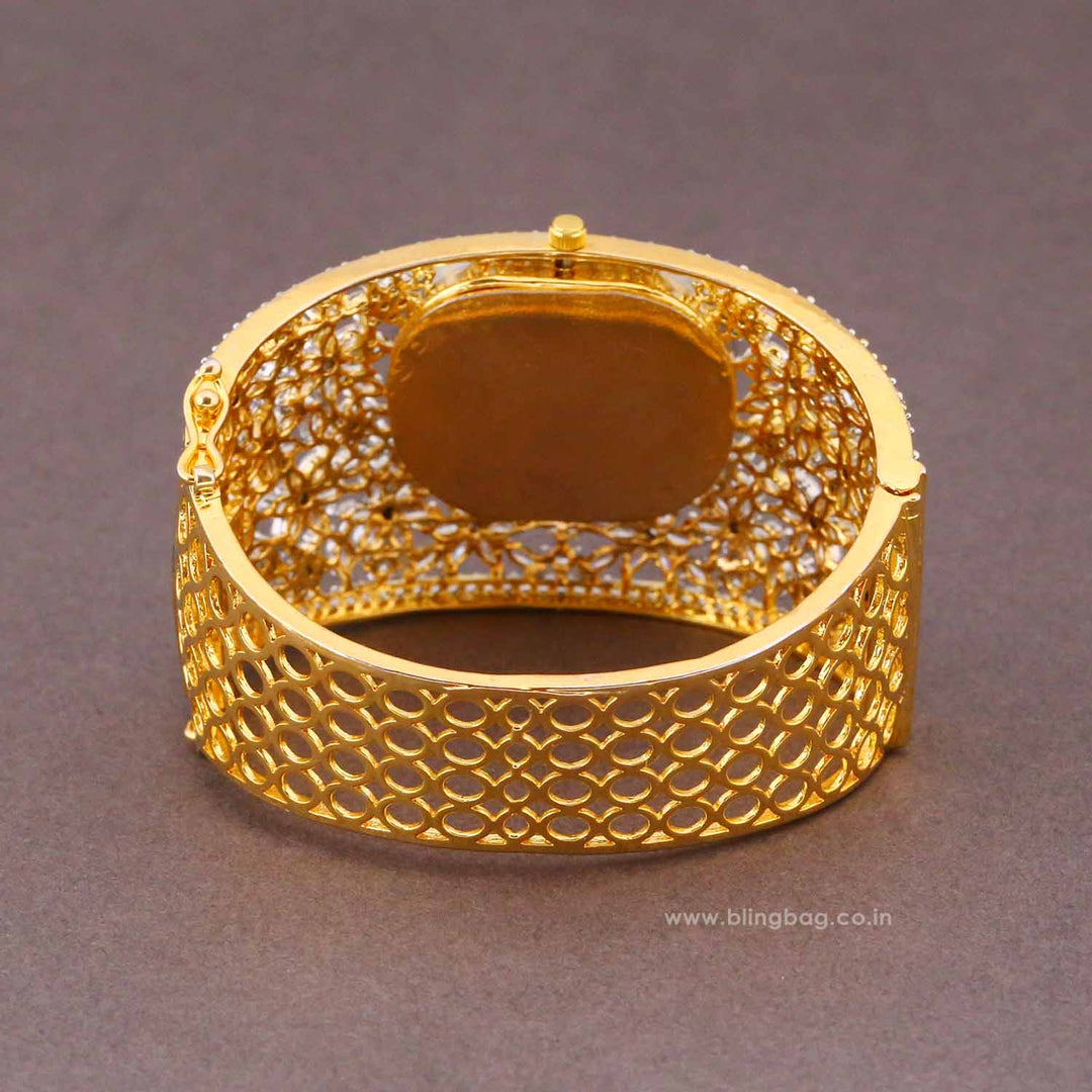 Golden Emmabella Zirconia Watch