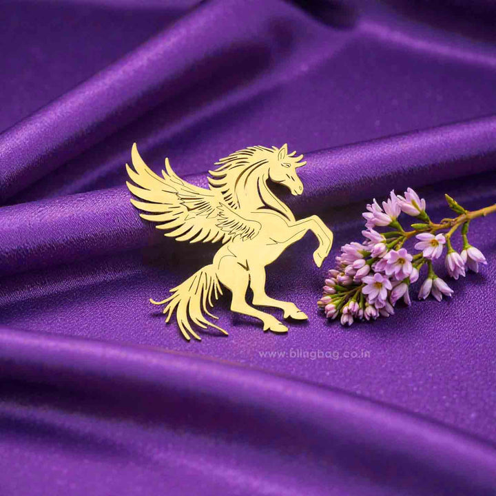 Golden Flyer Brooch