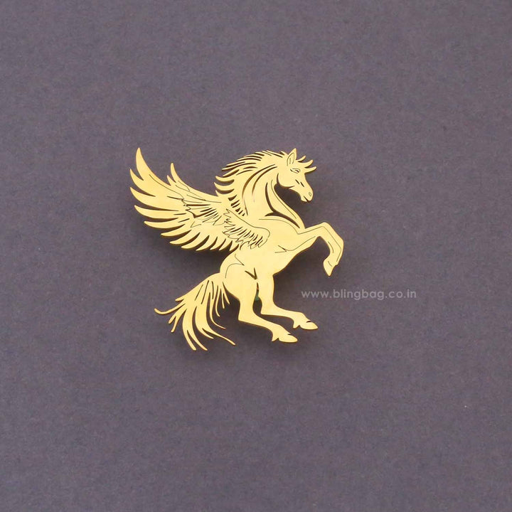 Golden Flyer Brooch