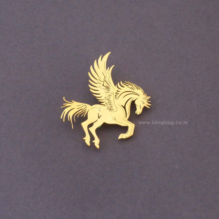 Golden Flyer Brooch