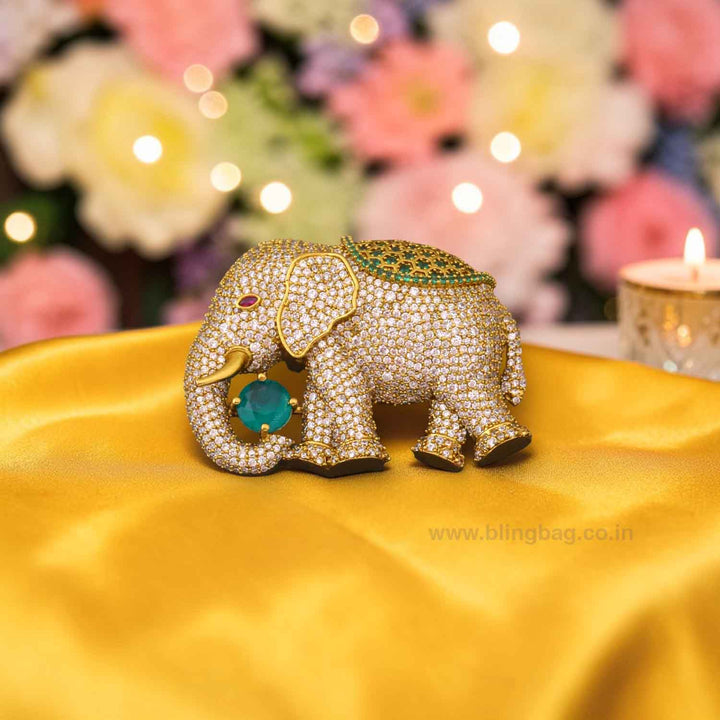 Golden Ganga Victorian Brooch