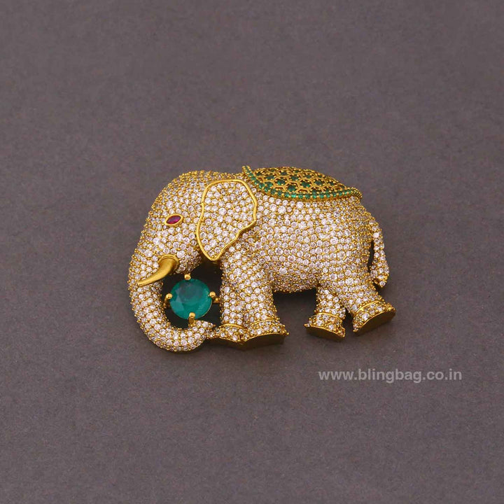 Golden Ganga Victorian Brooch