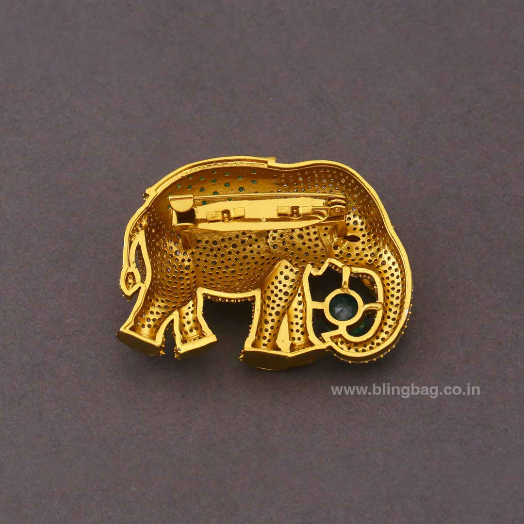 Golden Ganga Victorian Brooch