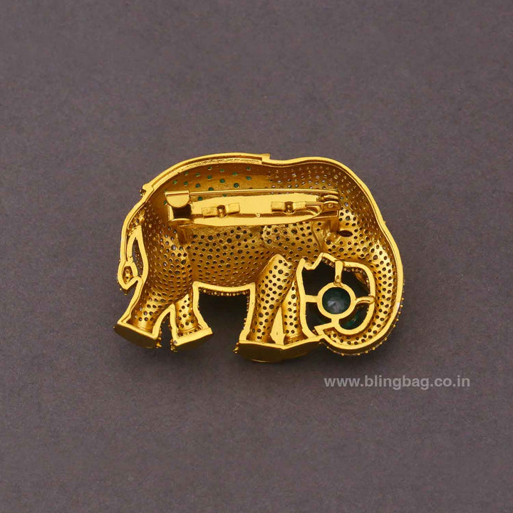 Golden Ganga Victorian Brooch