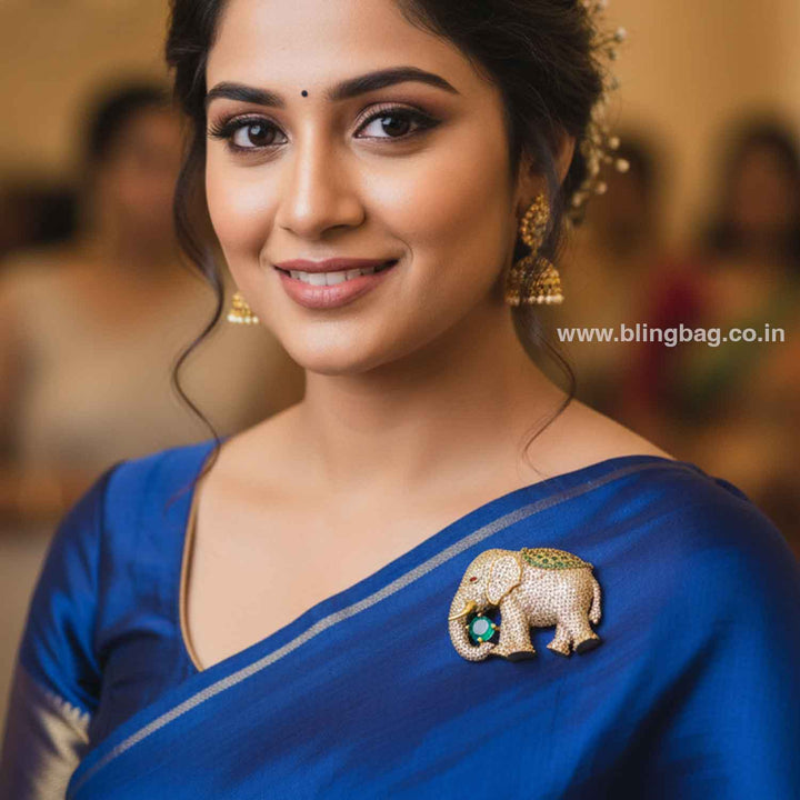 Golden Ganga Victorian Brooch