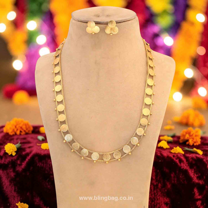 Golden Gauritaa Temple Jewellery Set - New Arrival