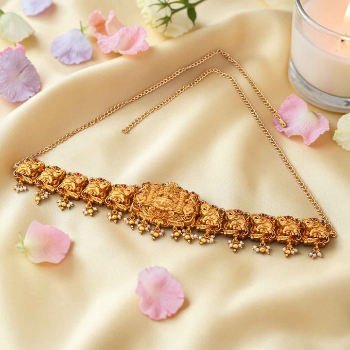 Golden Gridari Temple Waist Belt