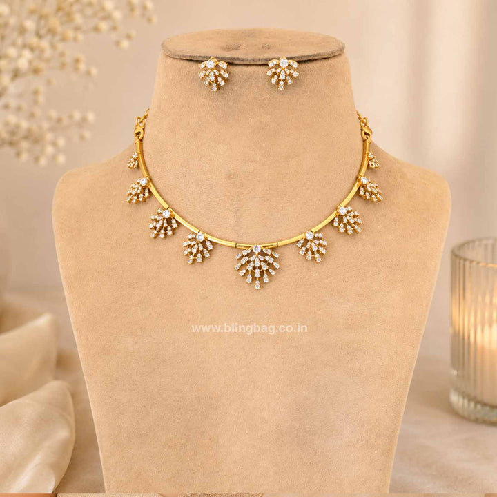 Golden Gunakshi Antique Jewellery Set - New Arrival