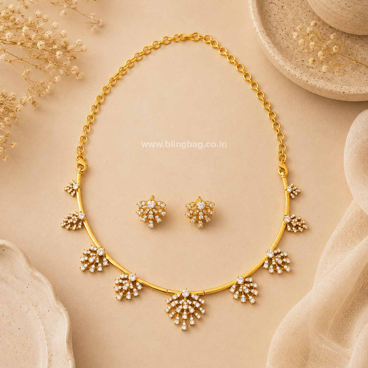Golden Gunakshi Antique Jewellery Set - New Arrival