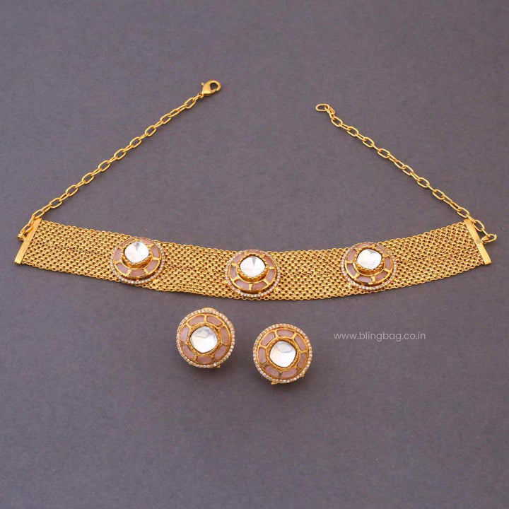 Golden Iraani Antique Jewellery Set