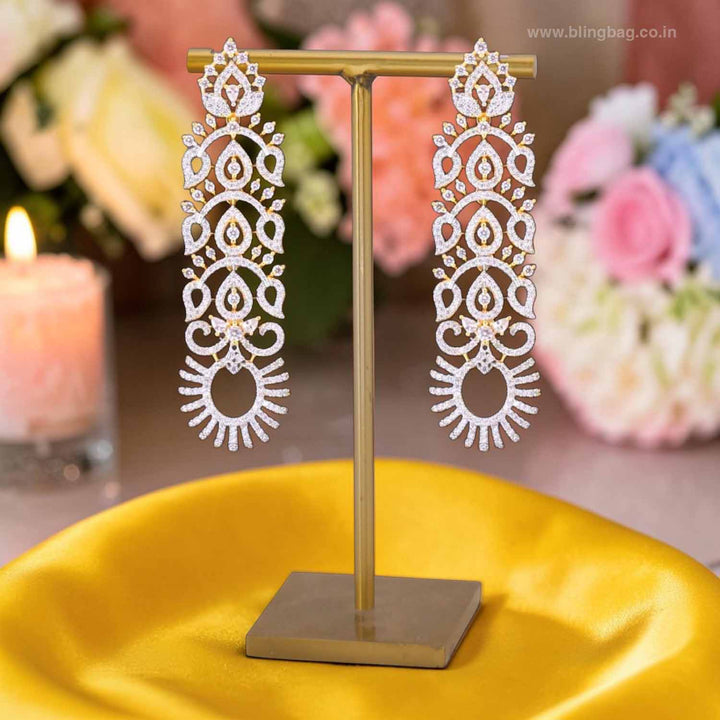 Golden Isabe Zirconia Danglers