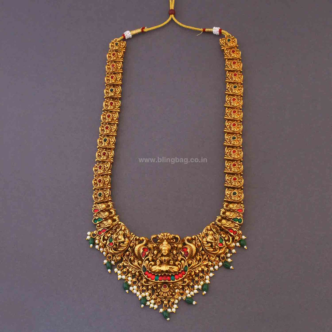 Golden Jagdambashree Bridal Temple Jewellery Set - New Arrival