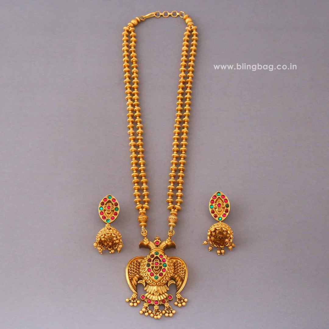 Golden Kalishi Antique Jewellery Set- New Arrival