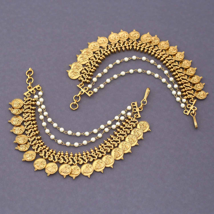 Golden Kashni Antique Ear Chain