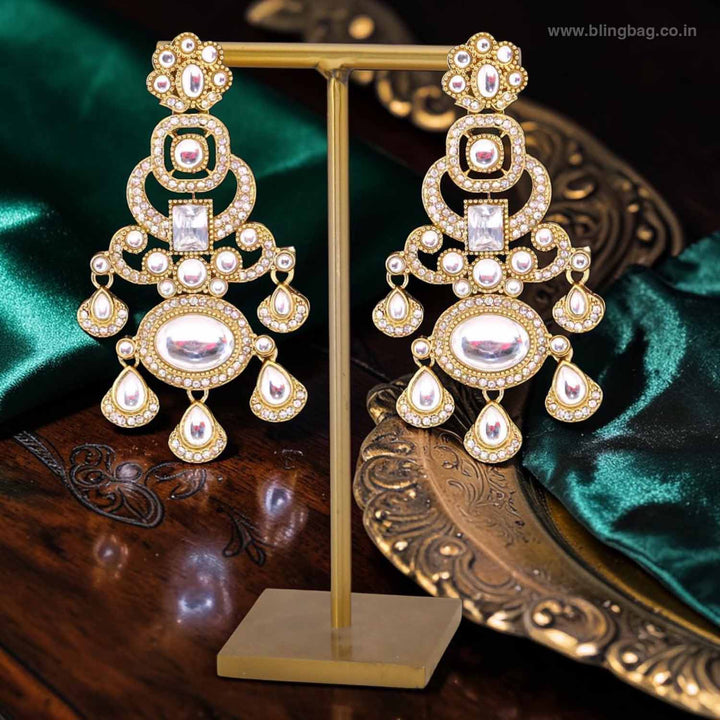 Golden Kavishna Danglers