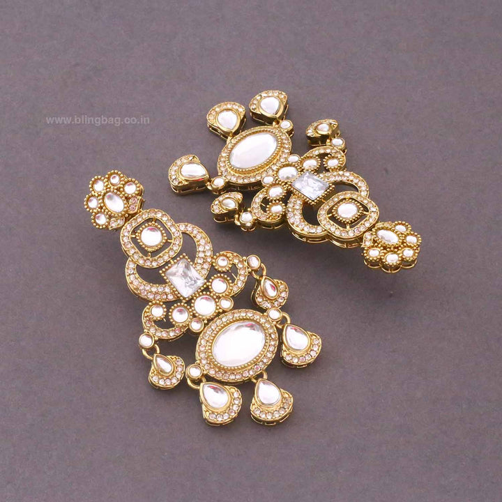 Golden Kavishna Danglers