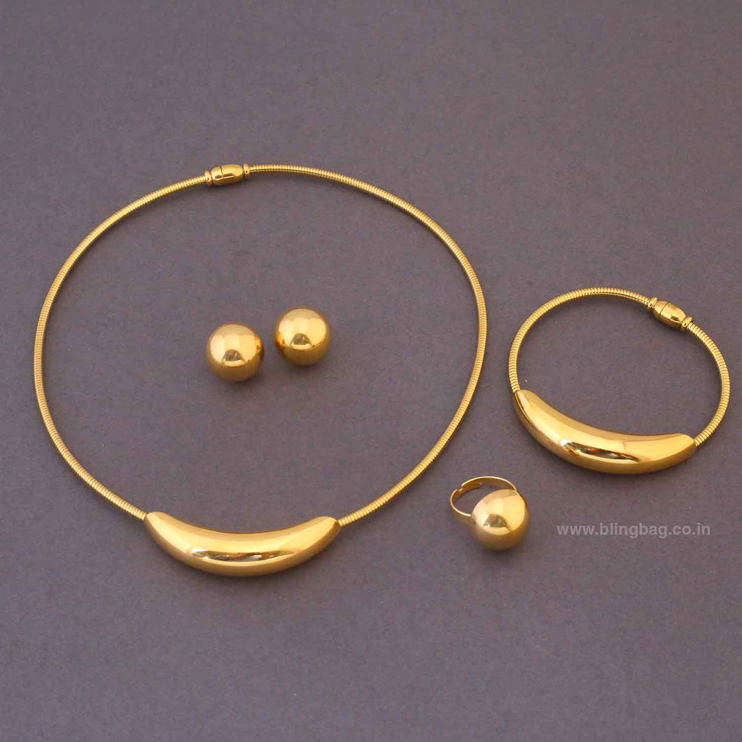 Golden Keerthiya Combo Set