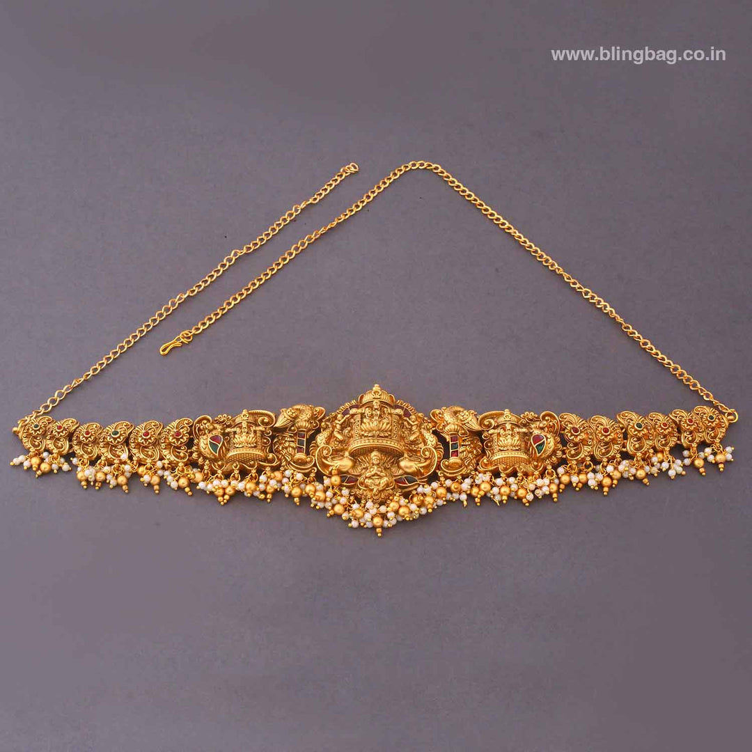 Golden Krishya Temple Waist Belt