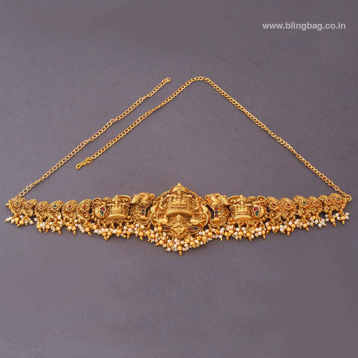 Golden Krishya Temple Waist Belt