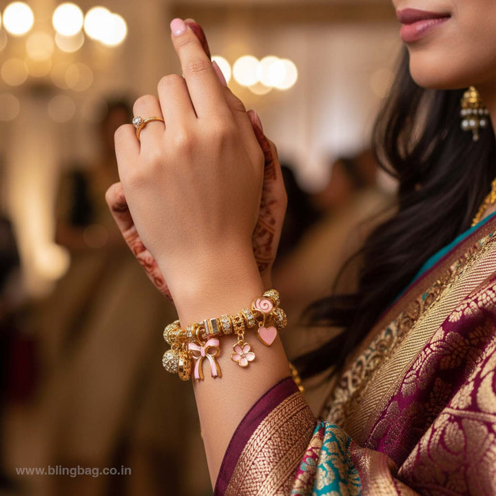 Golden Kyaris Adjustable Bracelet