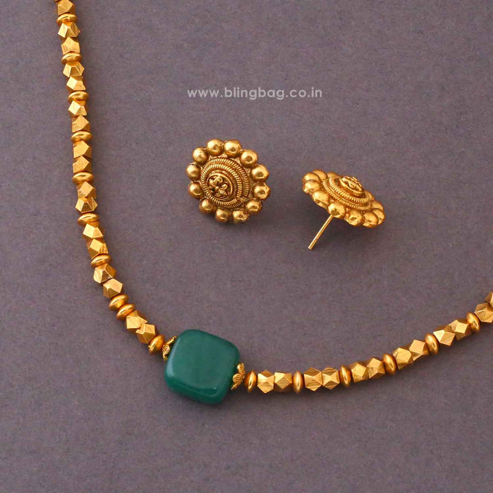 Golden Madhira Antique Jewellery Set- New Arrival