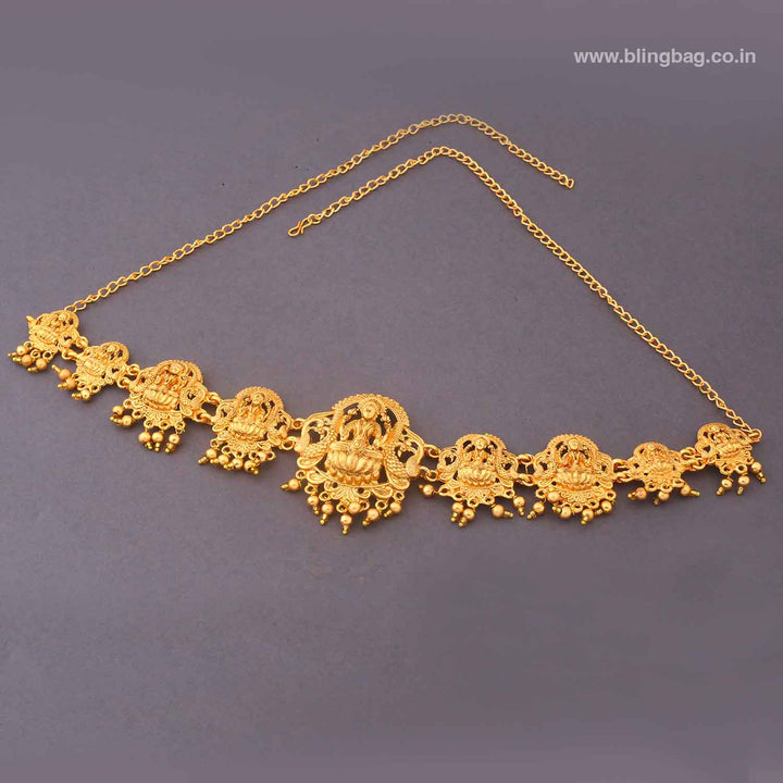 Golden Mridoona Temple Waist Belt
