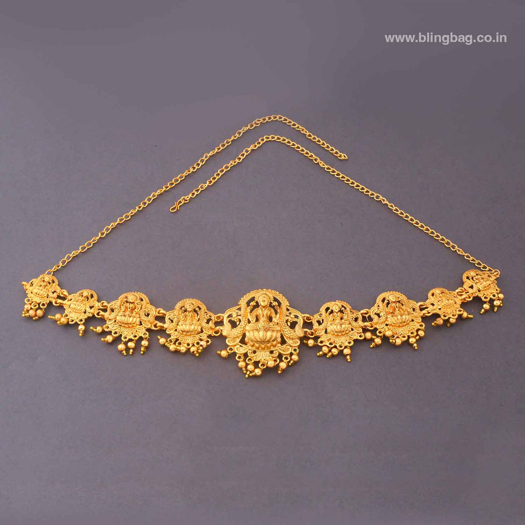 Golden Mridoona Temple Waist Belt
