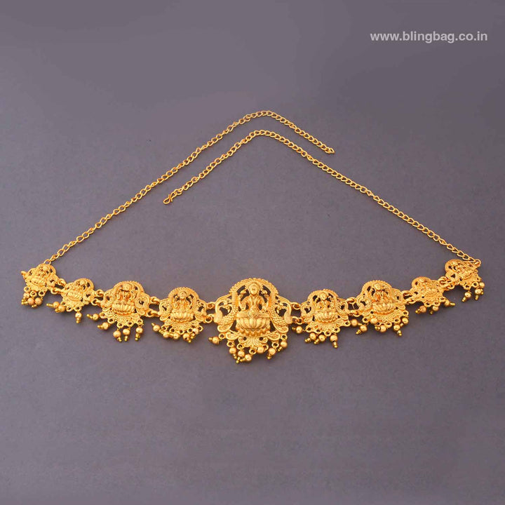 Golden Mridoona Temple Waist Belt
