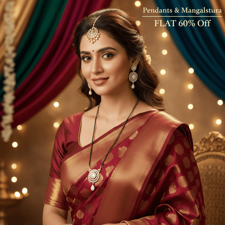 Golden Naomi Mangalsutra Set