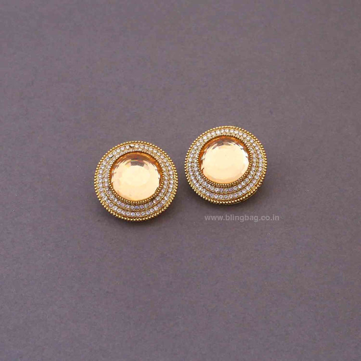 Golden Nishaa Studs