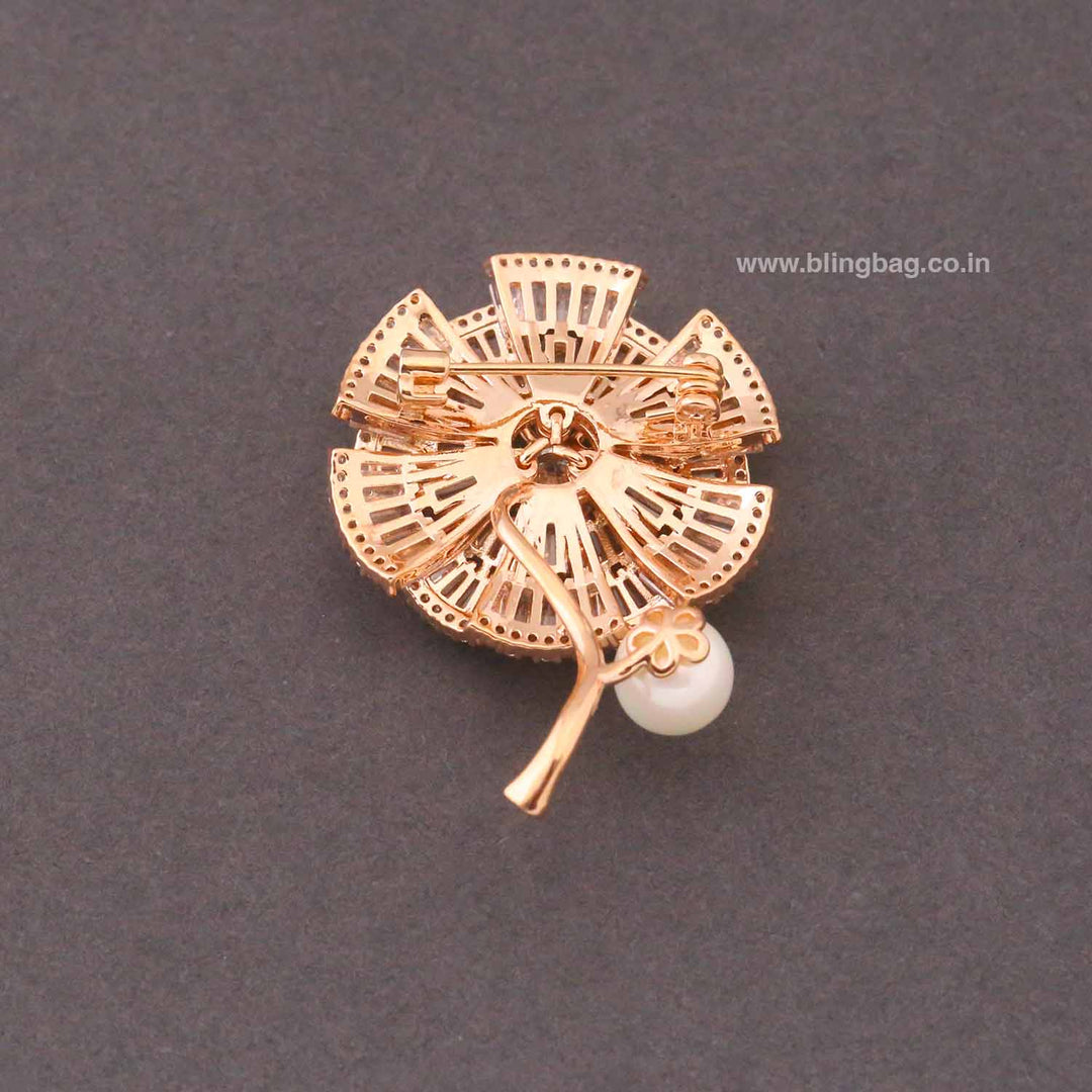 Golden Opal Brooch