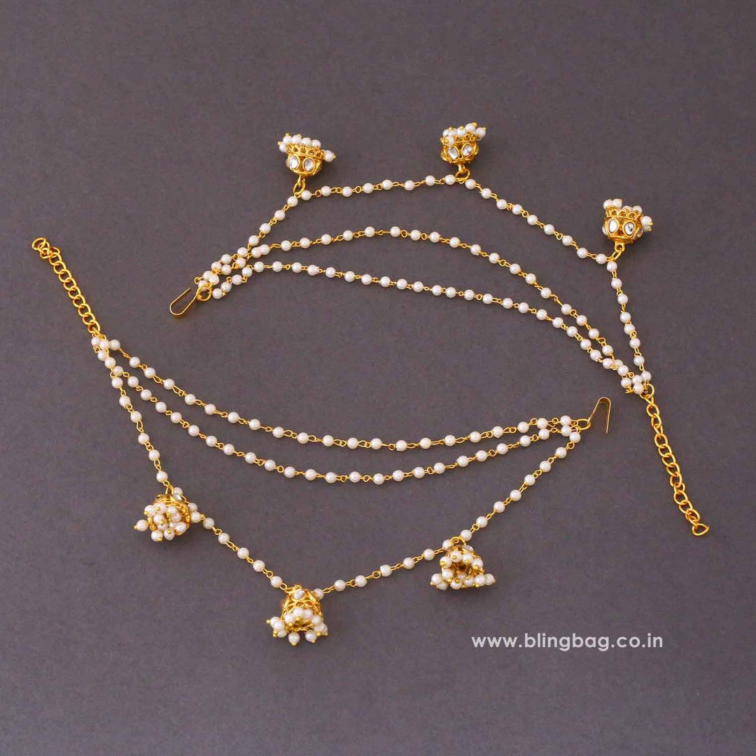 Golden Oshini Antique Ear Chain