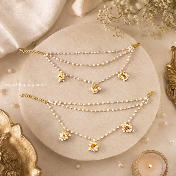 Golden Oshini Antique Ear Chain