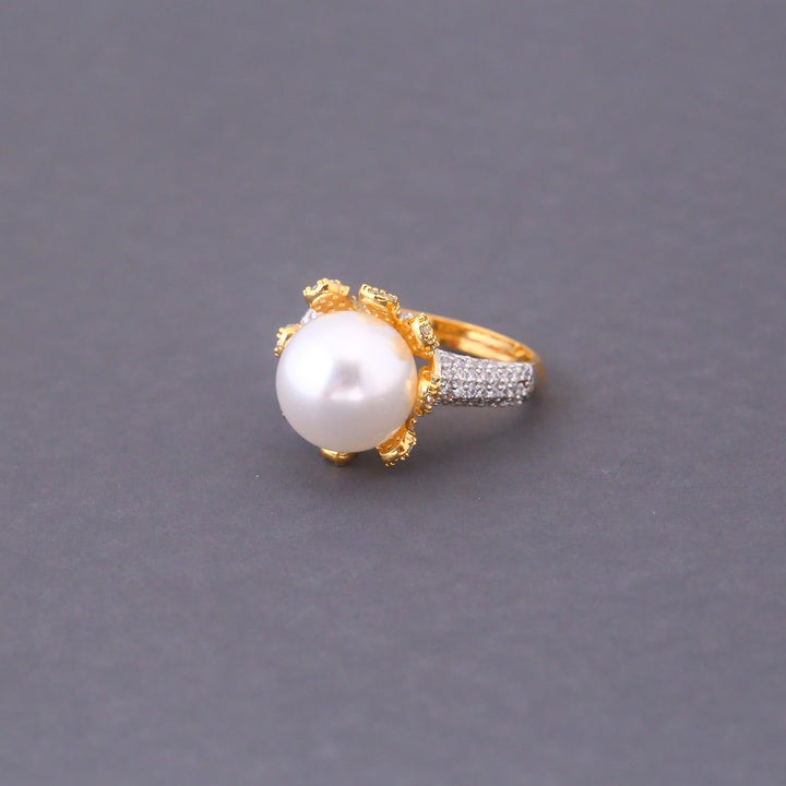 Golden Polly Adjustable Ring