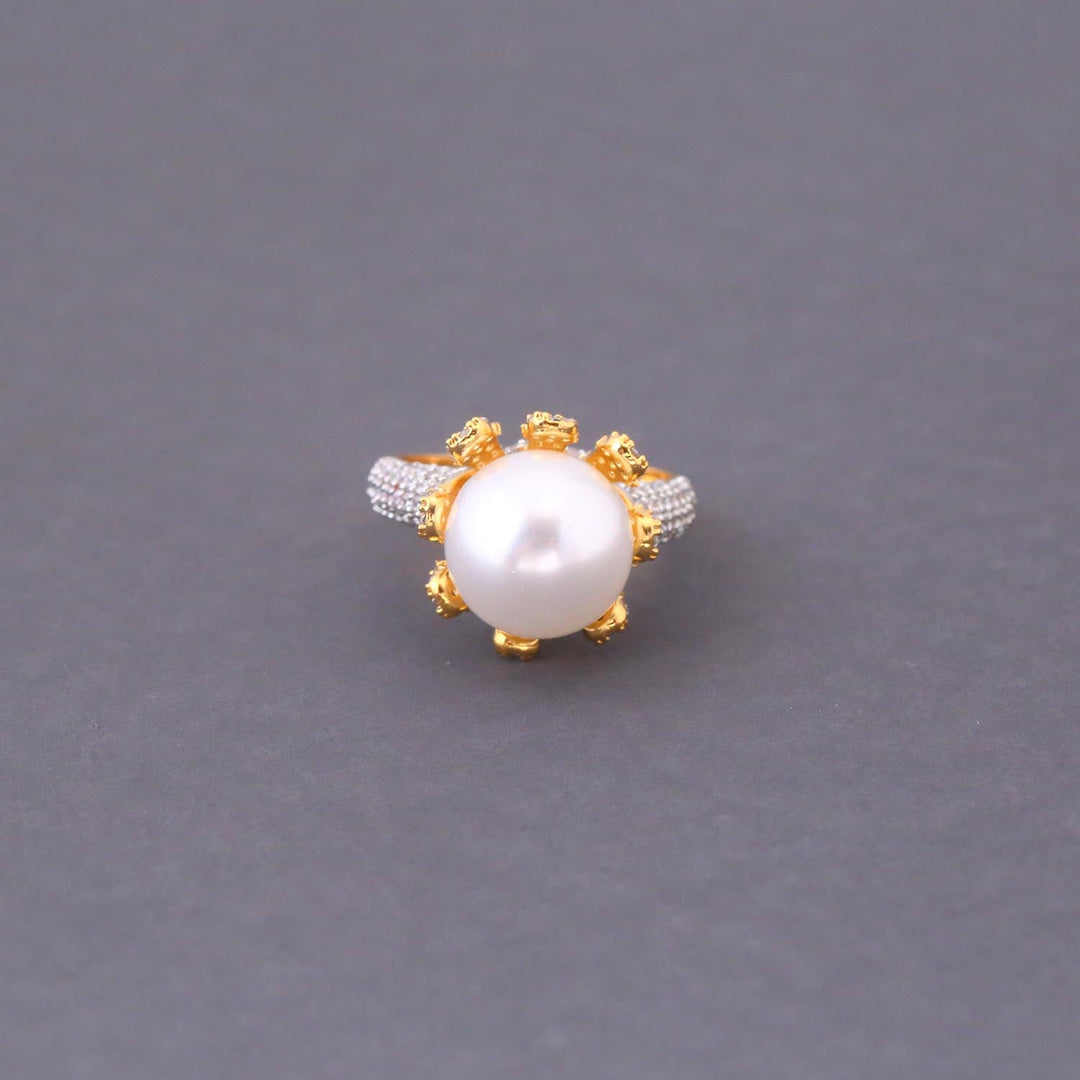 Golden Polly Adjustable Ring