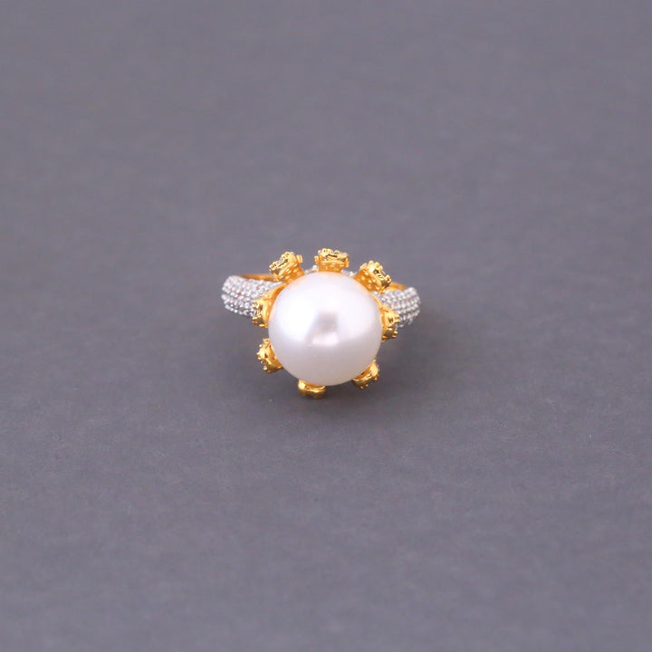 Golden Polly Adjustable Ring