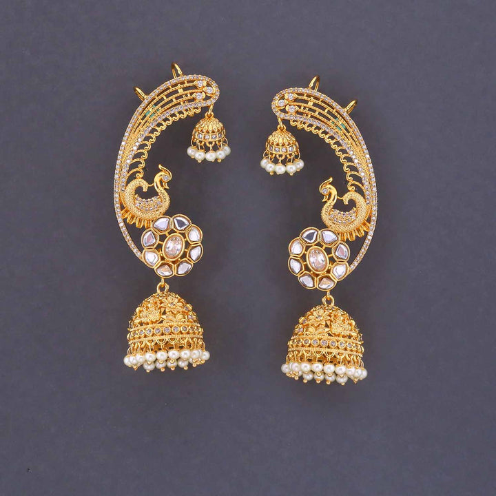 Golden Pranaya Heritage Jhumkis