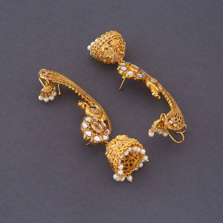 Golden Pranaya Heritage Jhumkis