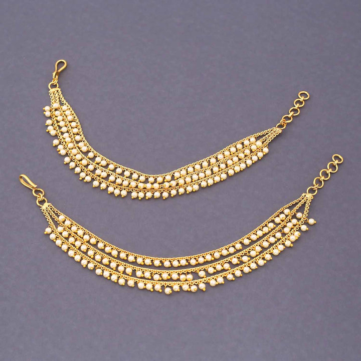 Golden Prisha Antique Ear Chain