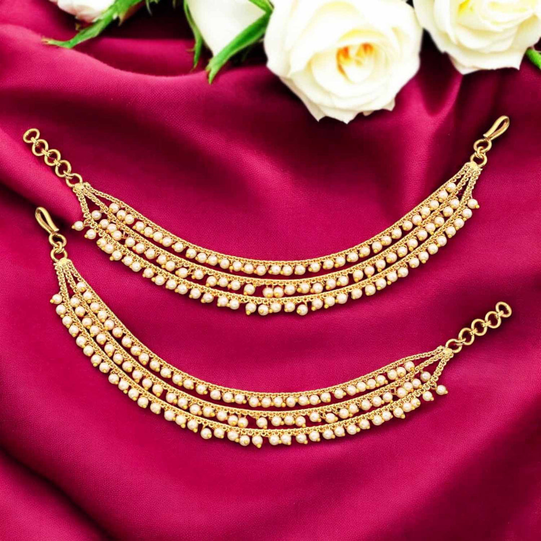 Golden Prisha Antique Ear Chain
