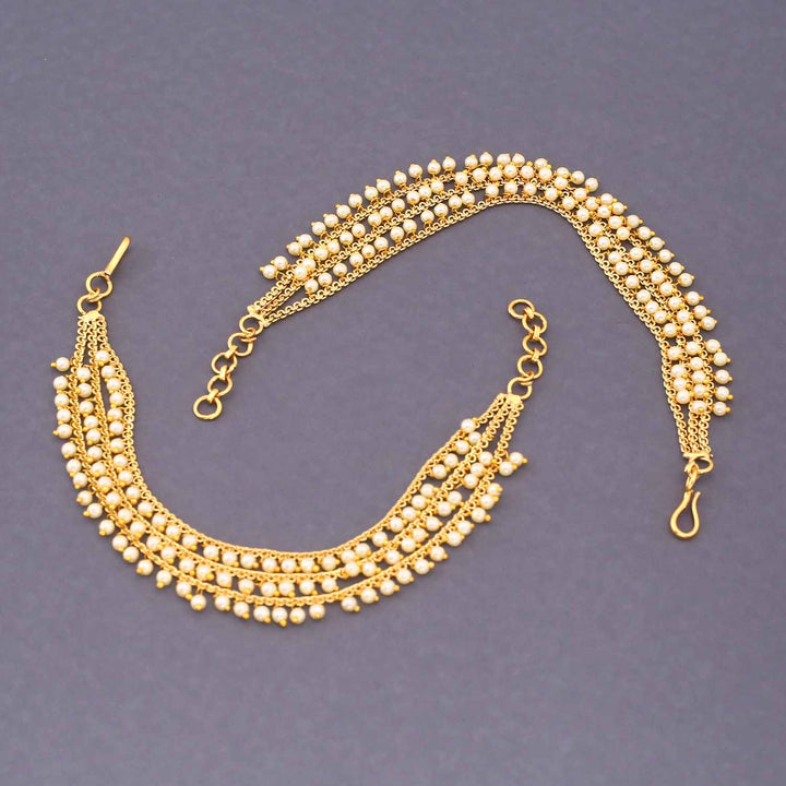 Golden Prisha Antique Ear Chain