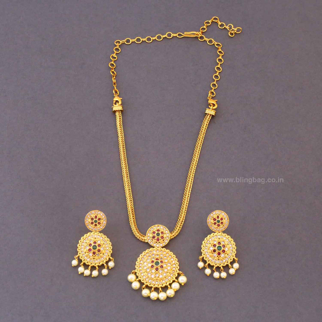 Golden Queenie Antique Jewellery Set - New Arrival