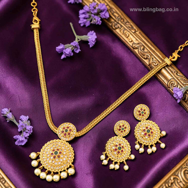 Golden Queenie Antique Jewellery Set - New Arrival