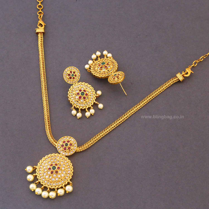 Golden Queenie Antique Jewellery Set - New Arrival