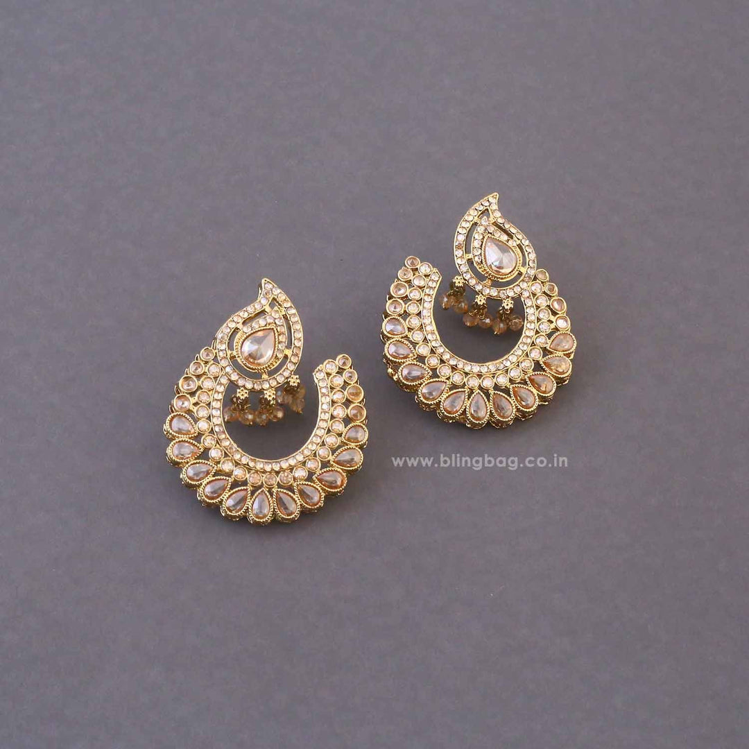 Golden Rasika Studs