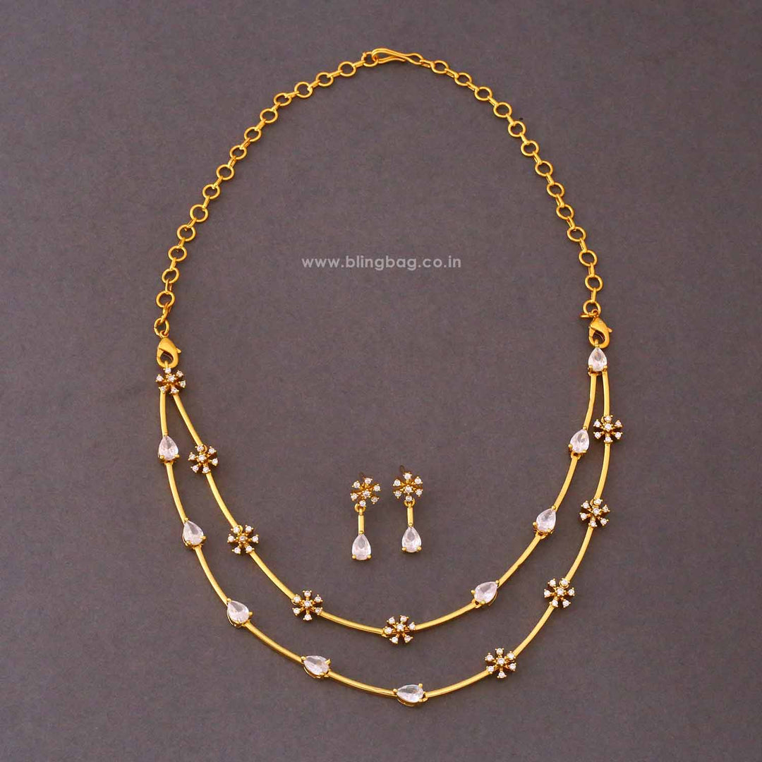 Golden Rivora Antique Jewellery Set - New Arrival